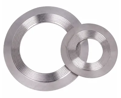Grooved Metal Gasket with Covering Layers
