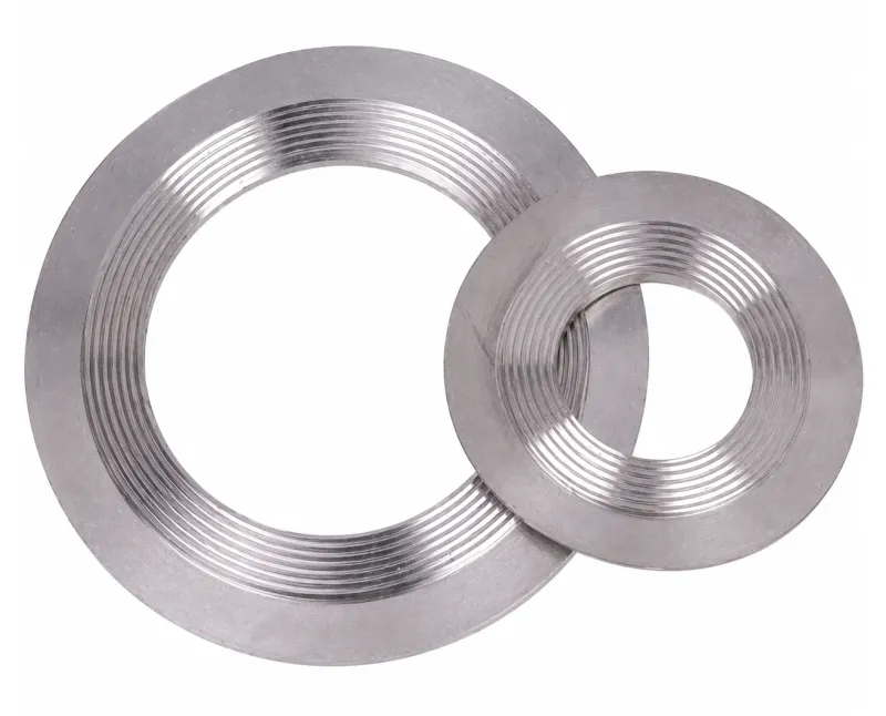 Grooved Metal Gasket with Covering Layers