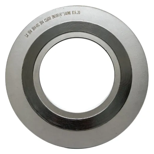 Spiral Wound Gasket with Inner and Centering Rings
